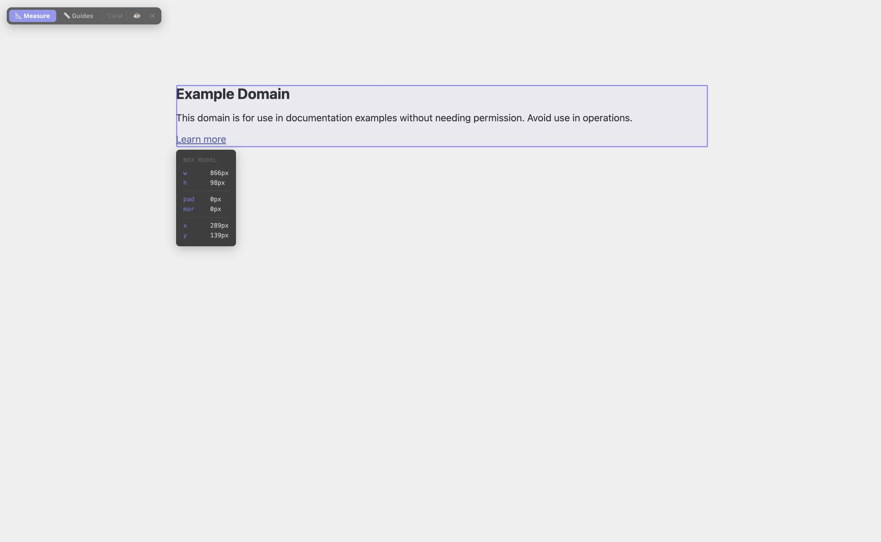 Metis Guides mode with snap-to-edge and gap labels
